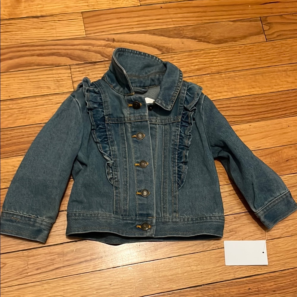 URBAN REPUBLIC Baby Girl's Ruffle Denim Jacket
